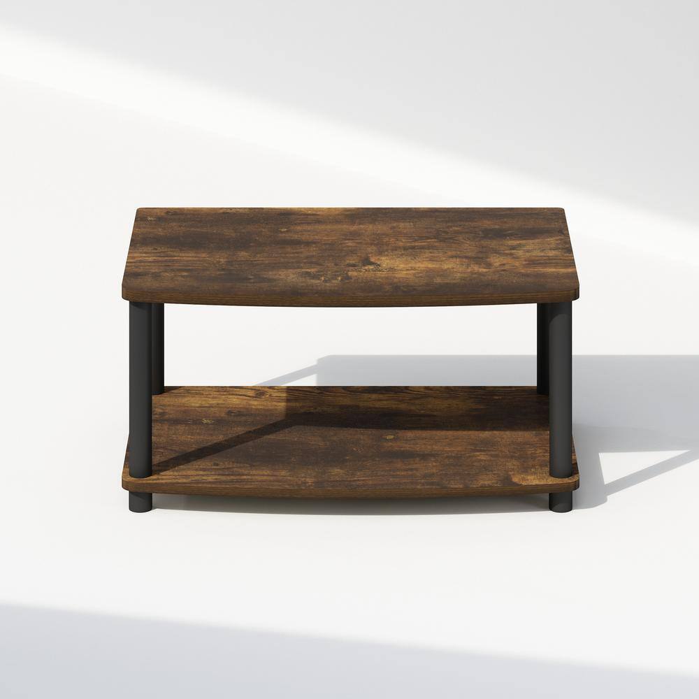 Amber Pine and Black 2-Tier Multipurpose Printer Stand