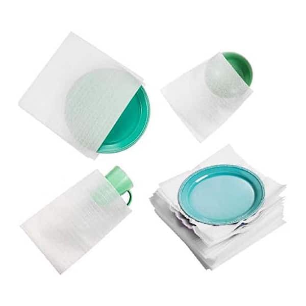 100 Cushion Foam Pouches and Sheets for Moving, Protect Fragile Items, Assorted Sizes and Thickness for Packing