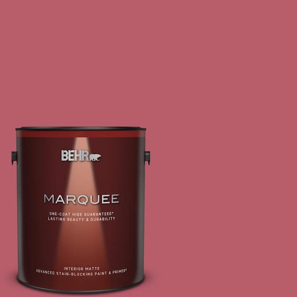 BEHR MARQUEE 1 gal. #MQ1-06 Sensuous One-Coat Hide Matte Interior Paint & Primer