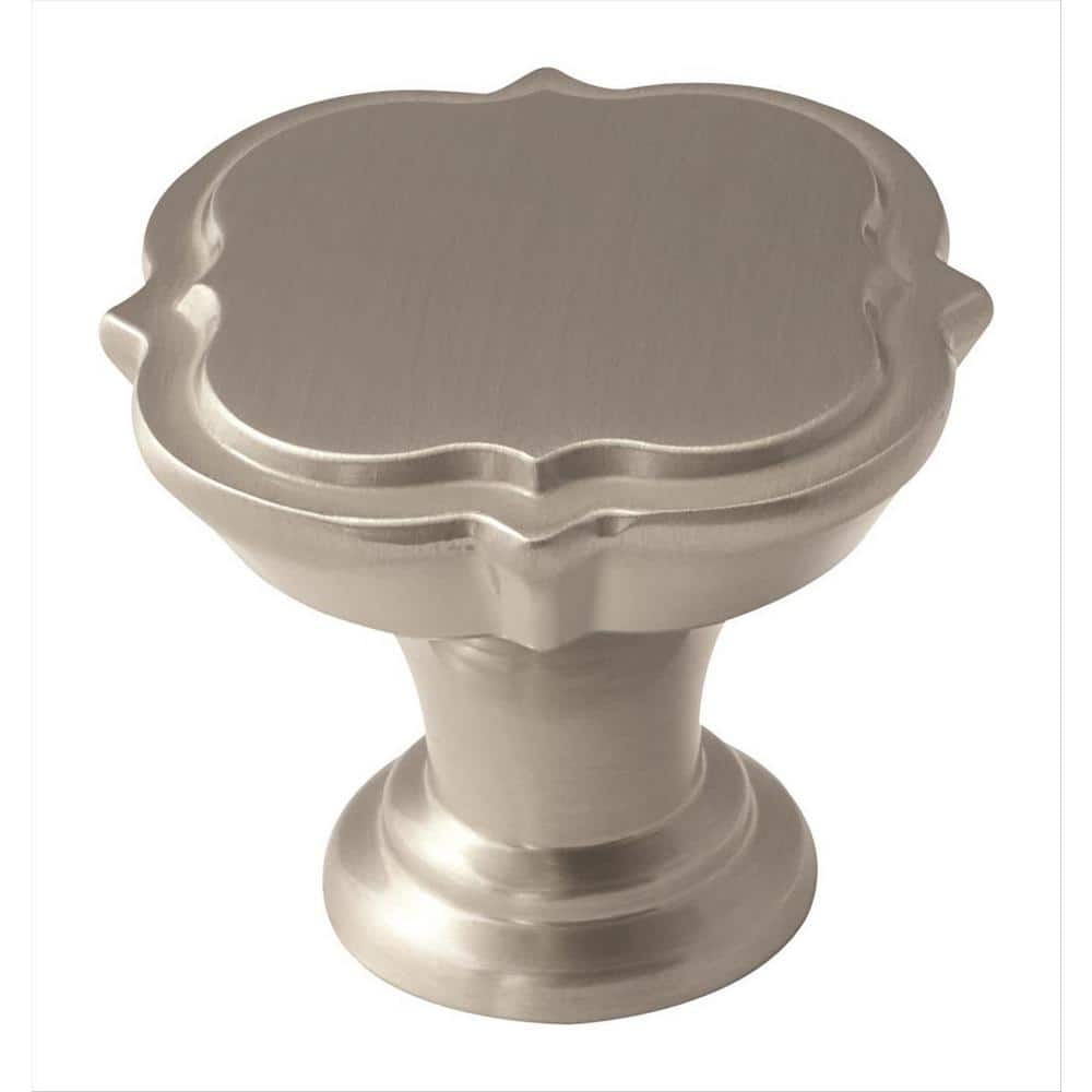 Grace Revitalize 1-3/8 in. (35mm) Traditional Satin Nickel Novelty Cabinet 