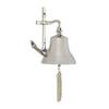 Litton Lane 7 in. Silver Brass Nautical Bell 042069 - The Home Depot