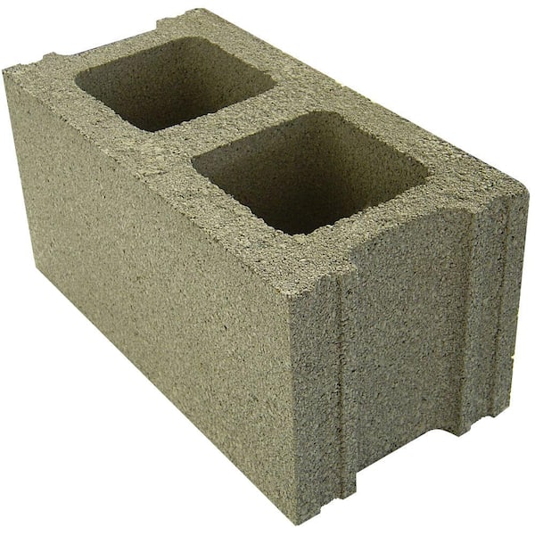 4 in. x 8 in. x 16 in. Concrete Block 04H100 - The Home Depot