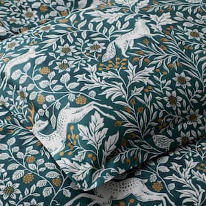 Company Cotton Forest Deer Sateen Duvet Cover