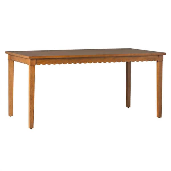 Walker Edison Furniture Company Paisley Modern Medium Brown Oak