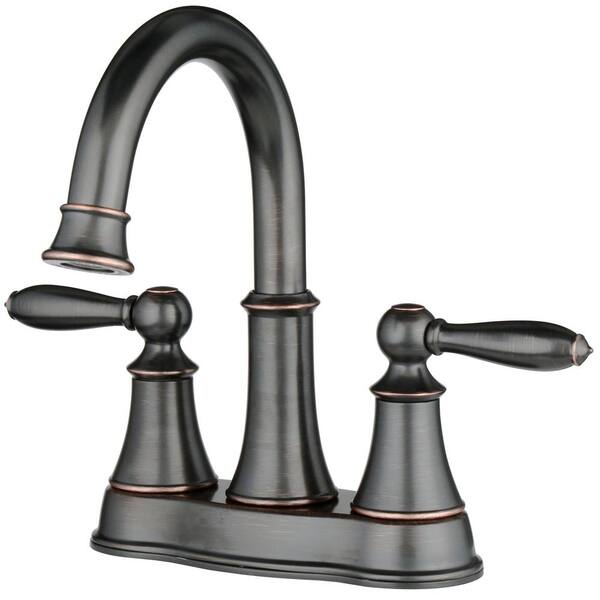 Pfister Courant 4 in. Centerset 2-Handle Bathroom Faucet in Tuscan Bronze  LF-048-COYY - The Home Depot