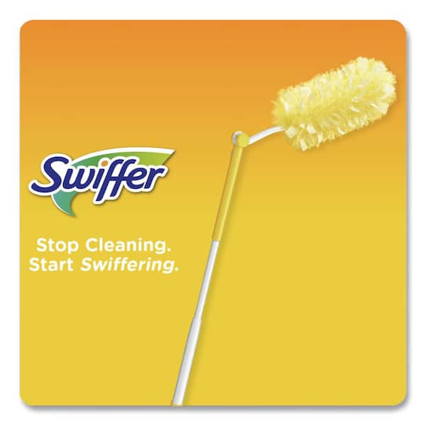 Swiffer Super Extendable Dusting Kit with Heavy Duty Refills (1-Handle,  4-Dusters) 040095600042 - The Home Depot