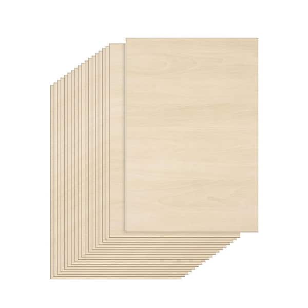Afoxsos 1/16 in x12 in x18 in Basswood Sheets Project Panel - 15