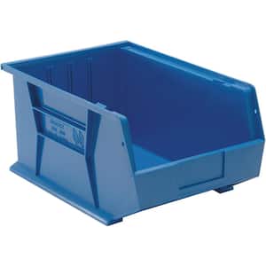 Ultra Series 13.71 Qt. Stack and Hang Bin in Blue (4-Pack)