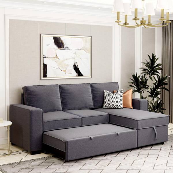 Sleeper Sectional Sofa Bed, Narrow Pull Out Sofa Bed