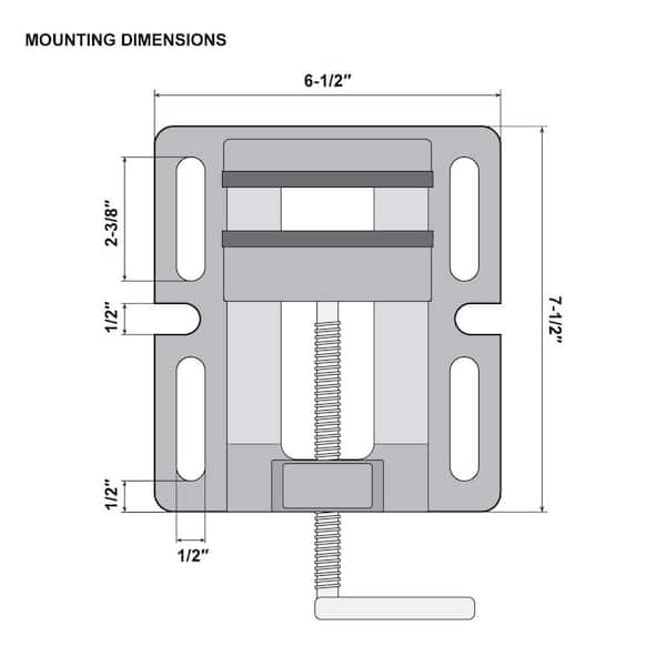 WEN 424DPV 4-Inch Cast Iron Drill Press Vise - WEN Products