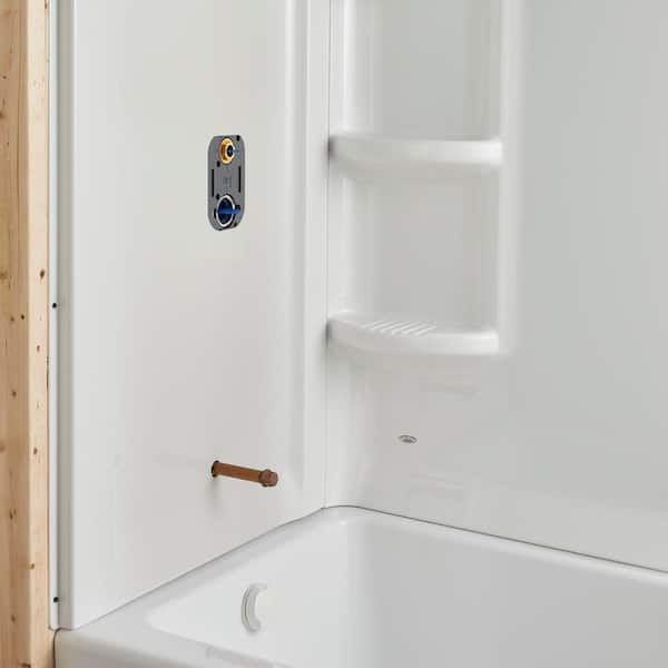 Cosmopolitan 2-Spray Dual Wall Mount Fixed and Handheld Shower Head 1.75 GPM in Chrome (Valve Included)