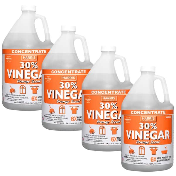 Harris 128 oz. 30% Vinegar All Purpose Cleaner Mandarin Orange (4-Pack)