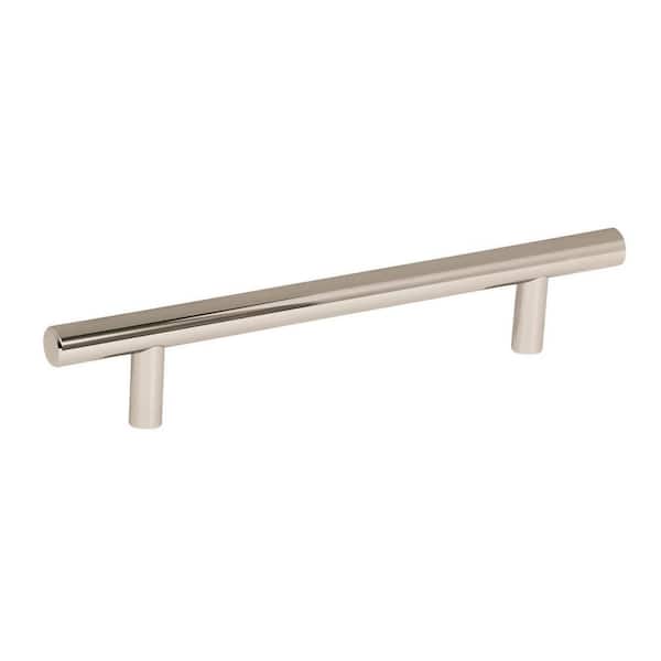 Amerock 10-Pack Bar Pulls 5 1/16 in.  128mm  Modern Polished Nickel Bar Cabinet Pulls