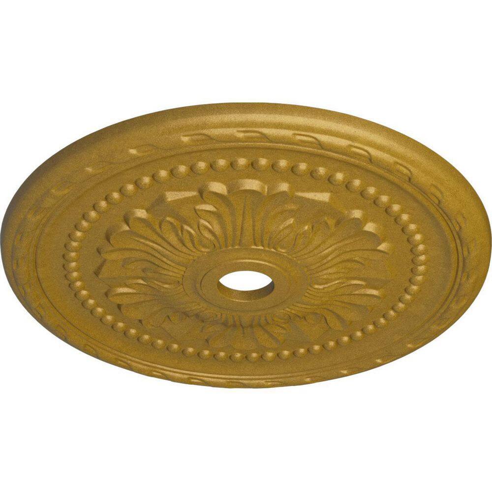Pharaohs Gold 31.5" Polyurethane Ceiling Medallion