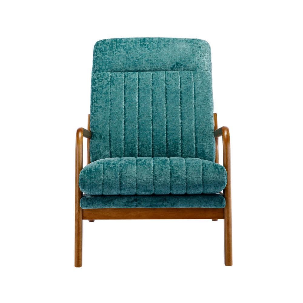 HOMEFUN Modern MidCentury Upholstered Green Chenille Fabric Accent