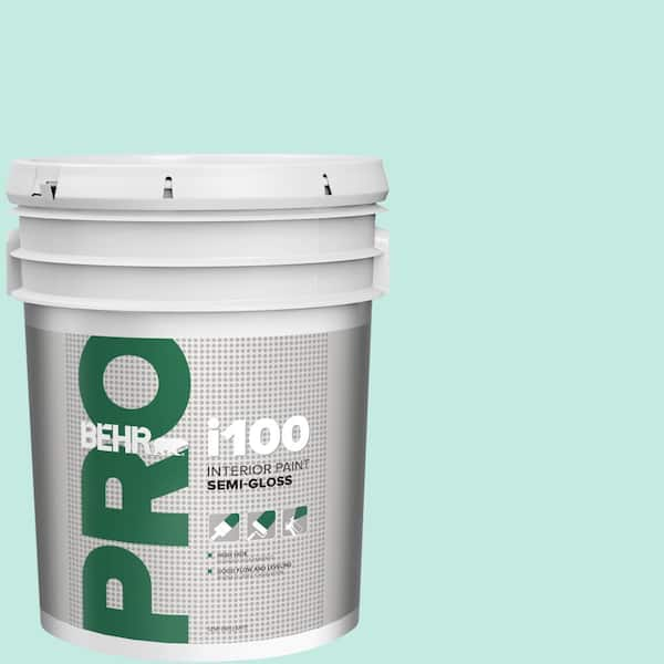 Behr Pro 5 Gal E600 White Semi-Gloss Acrylic Exterior Paint