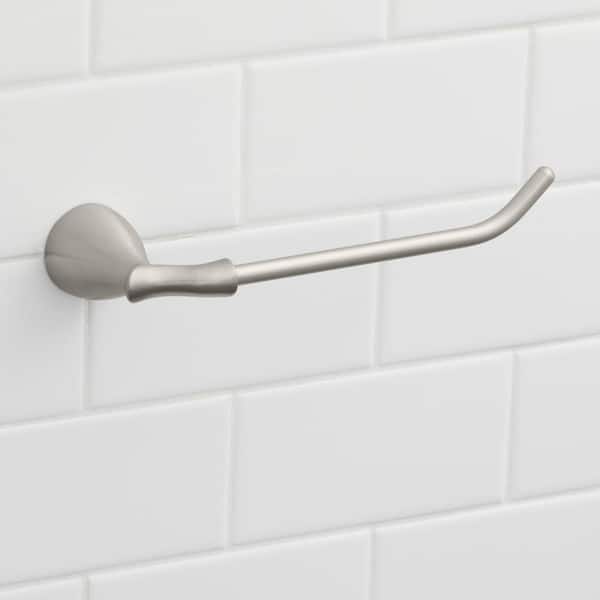 Edgewood Single Post Toilet Paper Holder in Brushed Nickel