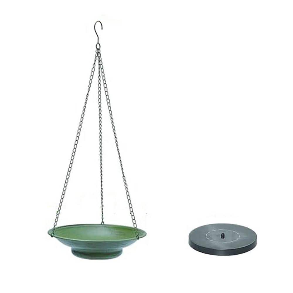 30in H 12.4in W Black Metal Solar Bird Bath Fountain with Bubbler for Outdoor Garden Patio Decor Hanging Bird Bath Bowl price history on PriceWatchPro