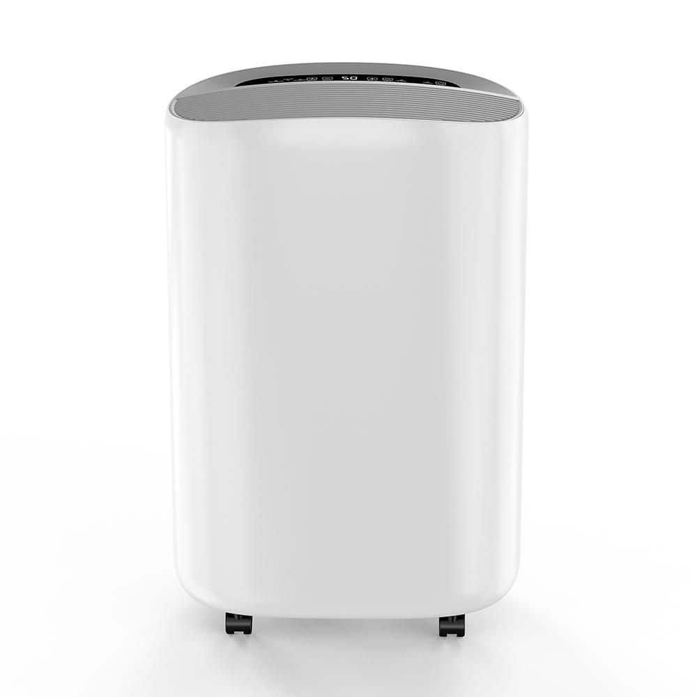 Edendirect 50 pt. 4,000 sq. ft. Dehumidifier in White with Drain Hose ...