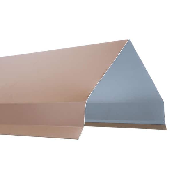 Gibraltar Building Products 6.5 in. x 10 ft. 29-Gauge Galvalume GR2 Gable Rake Flashing in Tan
