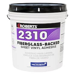 ROBERTS 2310 4 Gal. 24 Hour Dry Time Fiberglass-Backed Sheet Vinyl Floor Adhesive in Beige
