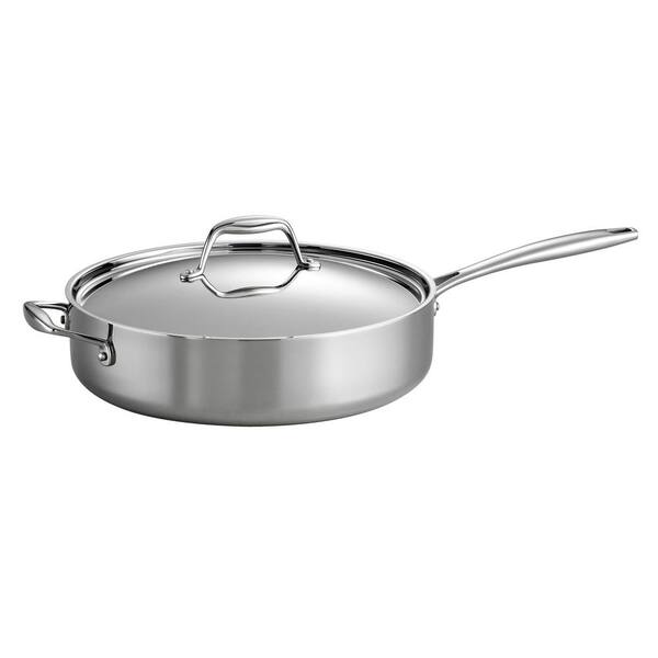 Tramontina Gourmet 5 Qt. Try-Ply Clad Saute Pan with Lid