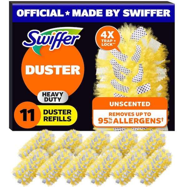 Heavy-Duty Unscented Multi-Surface Microfiber Duster Refills (11-Count)