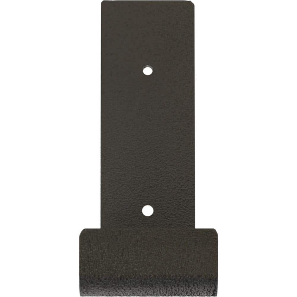 Hammered Gray Steel 6"x8" Urban Industrial Shelf Bracket