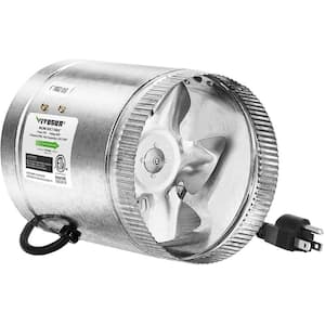 6 in. 240 CFM Inline Duct Fan with 5.5 ft. Grounded Power Cord