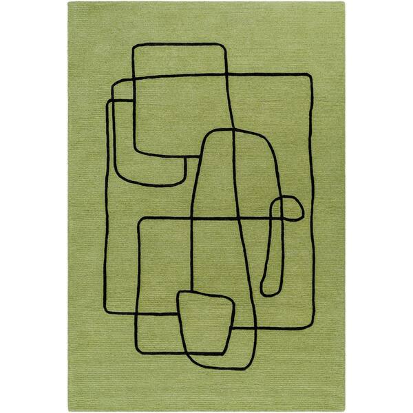 2 ft. x 3 ft. Green Rossi JWRS-2310 Handmade Area Rug