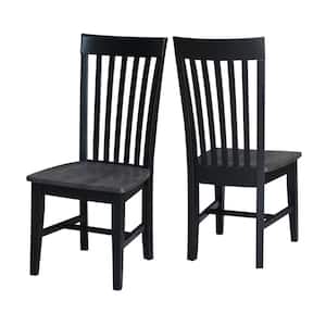 Black/Coal Tall Mission Chair (Set of 2)