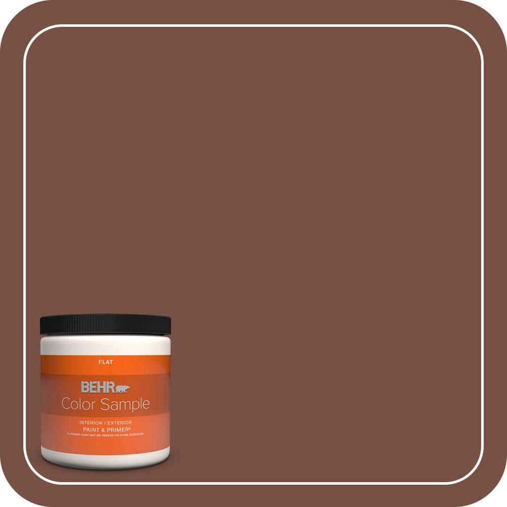 8 oz. #S190-7 Toasted Pecan Flat Interior/Exterior Paint & Primer Color Sample price history on PriceWatchPro