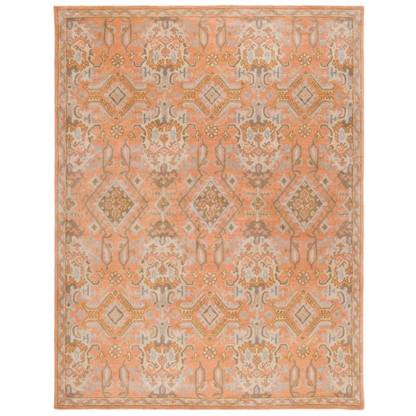 SAFAVIEH Wyndham Terracotta 8 ft. x 10 ft. Floral Area Rug