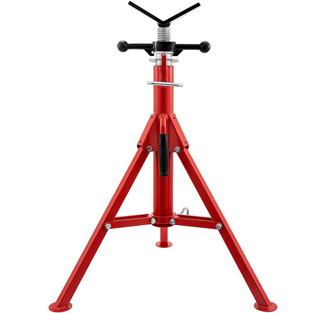 V Head Pipe Stand 1/8-12 in. Capacity Adjustable Pipe Jack Stand price history on PriceWatchPro