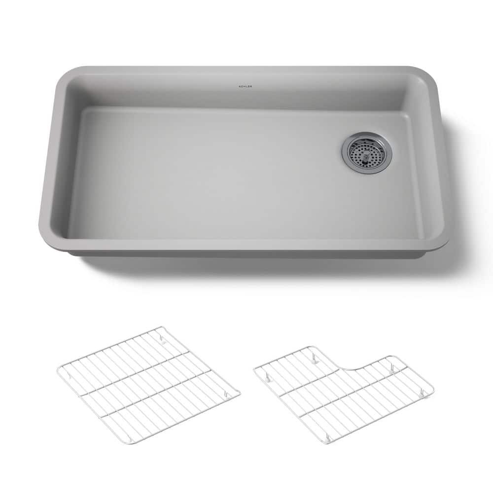 matte-grey-kohler-undermount-