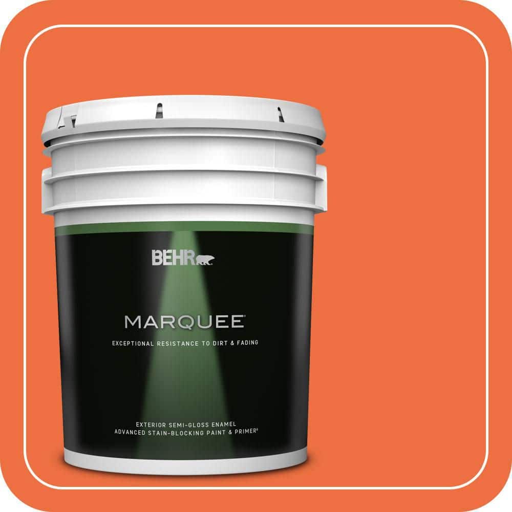 5 gal. #210B-6 Aurora Orange Semi-Gloss Enamel Exterior Paint & Primer price history on PriceWatchPro