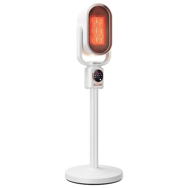 VIVOHOME 1200-Watt 30 in. Electric 3D Oscillating Ceramic Convection Space Heater with Remote, Timer and Night Light