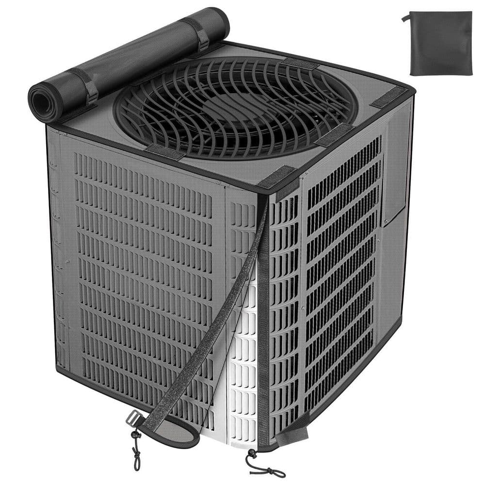 2-in-1 Mesh Outdoor Air Conditioner Cover with Detachable 600D Waterproof Top, All Season 26×26×32 in. AC Unit Cover price history on PriceWatchPro