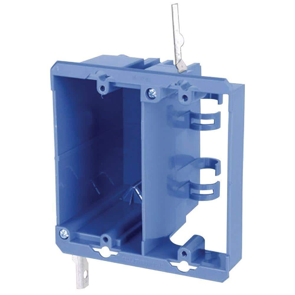 Carlon 2-Gang PVC Old Work Dual-Voltage Box/Bracket E-18-4-DVR