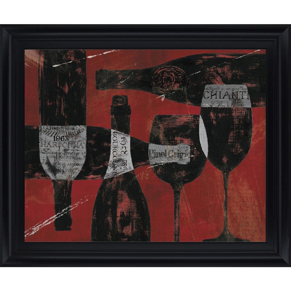 Wine Selection IIl By Daphane Brissonet Framed Print Wall Art 28 in. x 34 in. price history on PriceWatchPro