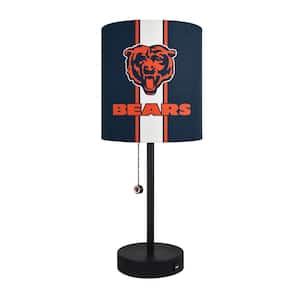 Chicago Bears 20 in. Black Task And Reading Desk Indoor Lamp with USB port