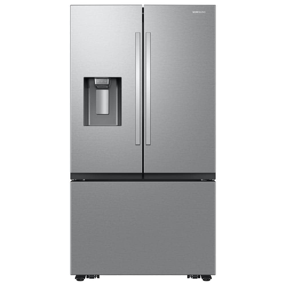 26 Cu Ft Stainless Steel French Door Refrigerator with Dual Ice Makers