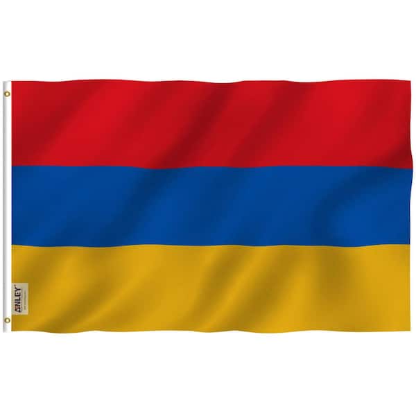 ANLEY Fly Breeze 3 ft. x 5 ft. Polyester Armenia Flags 2-Sided Flag Banner with Brass Grommets and Canvas Header