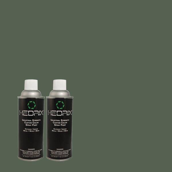 Hedrix 11 oz. Match of RAH-77 Montpellier Low Lustre Custom Spray Paint (2-Pack)