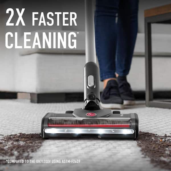 Excelerate Bagless Cordless Washable Filter Stick Vacuum for Multi-Surfaces in Black