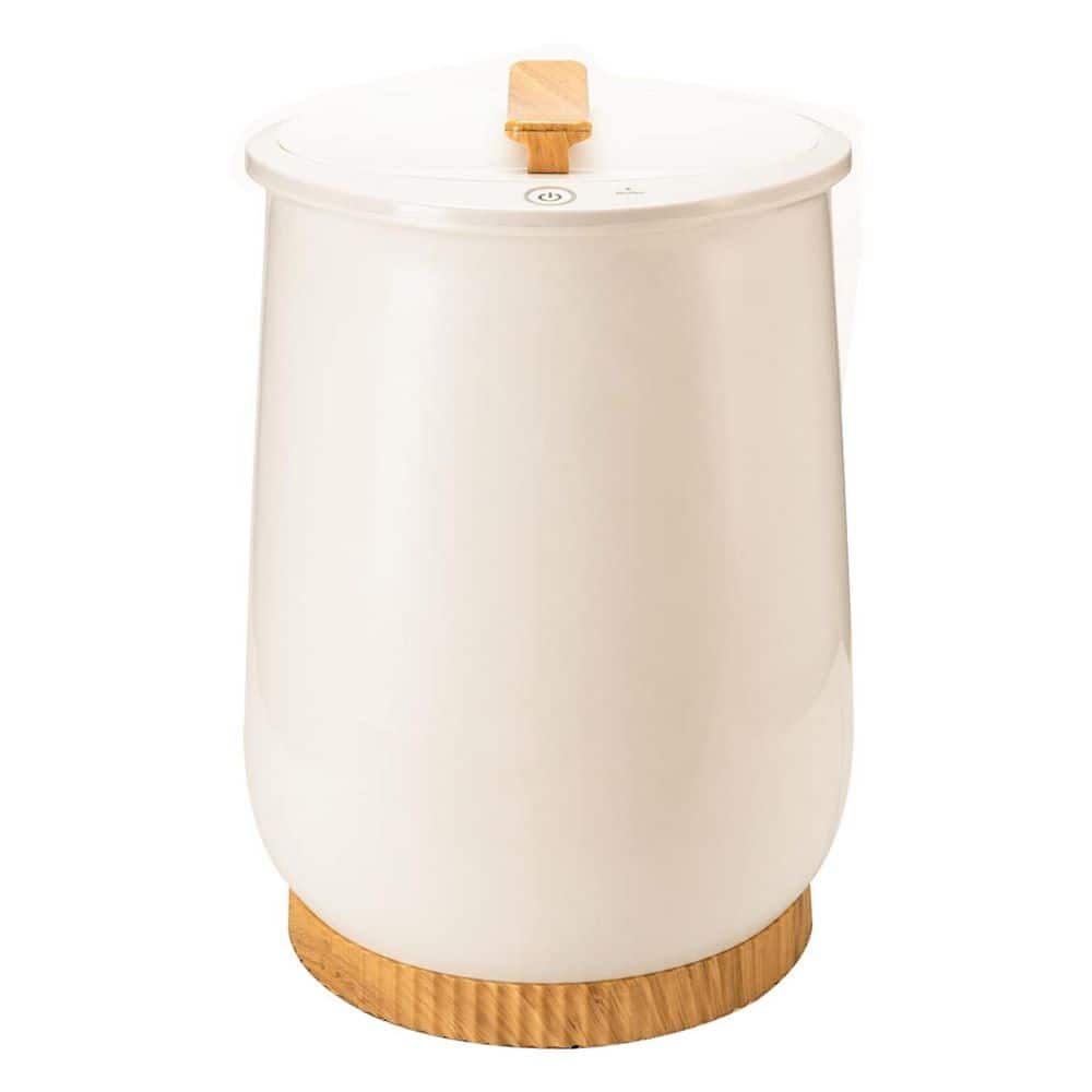 Electric Bucket Style Towel Warmer, Large Capacity for Bathroom, Fits Two 40x70 in. Towels, Auto Shut Off, White Finish price history on PriceWatchPro