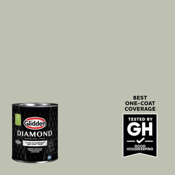 Glidden Diamond 1 qt. #PPG1031-2 Misty Meadow Eggshell Interior Paint with Primer