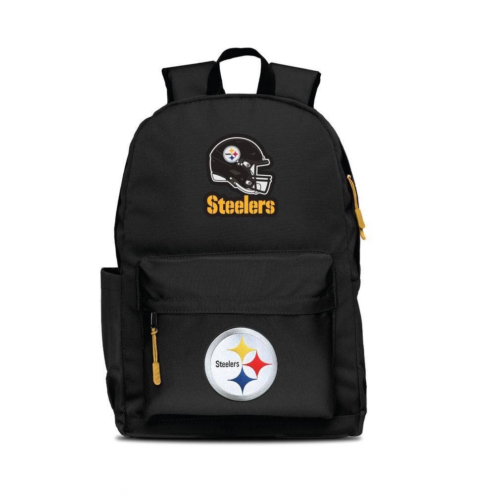 Pittsburgh Steelers 2-Logo 17 in. Black Campus Laptop Backpack price history on PriceWatchPro