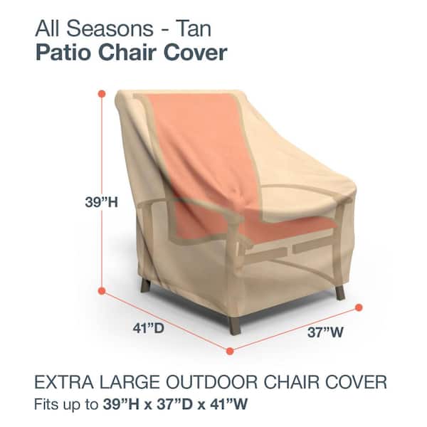 Seasons Extra Large Patio Chair Covers, Oversized Outdoor Patio Furniture Covers