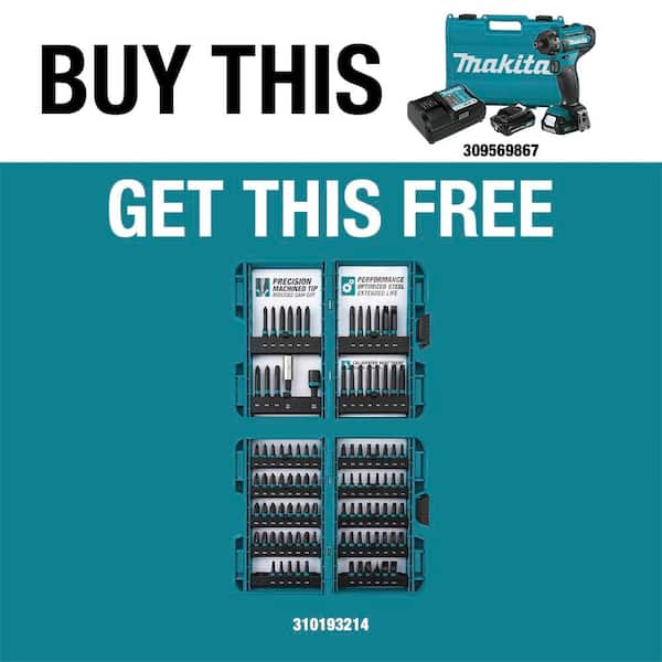 12V max CXT Lithium-Ion Cordless1/4 in. Hex Screwdriver Kit, 2.0Ah